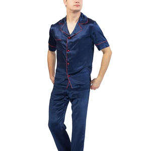 Pijamale lungi barbati din matase naturala 100 %, de dud 19 momme , Imbracaminte si moda, Haine barbati, Camasa barbati, Tesatura, ARTYNOS