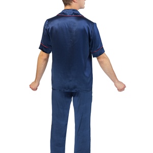 Pijamale lungi bărbați din matase naturala 100 %, de dud 19 momme  - îmbrăcăminte și modă - haine bărbați - cămașă bărbați - Artynos.ro