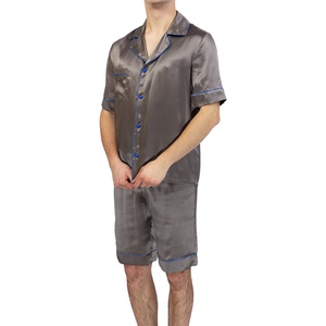 Pijamale lungi bărbați din matase naturala 100 %, de dud 19 momme  - îmbrăcăminte și modă - haine bărbați - cămașă bărbați - Artynos.ro