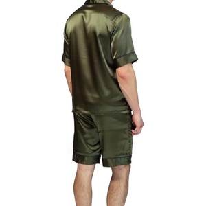 Pijamale lungi bărbați din matase naturala 100 %, de dud 19 momme  - îmbrăcăminte și modă - haine bărbați - cămașă bărbați - Artynos.ro