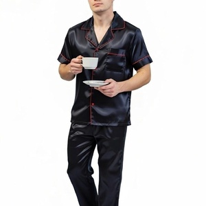 Pijamale lungi barbati din matase naturala 100 %, de dud 19 momme , Imbracaminte si moda, Haine barbati, Camasa barbati, Tesatura, ARTYNOS