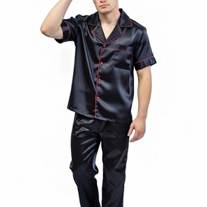 Pijamale lungi bărbați din matase naturala 100 %, de dud 19 momme  - îmbrăcăminte și modă - haine bărbați - cămașă bărbați - Artynos.ro