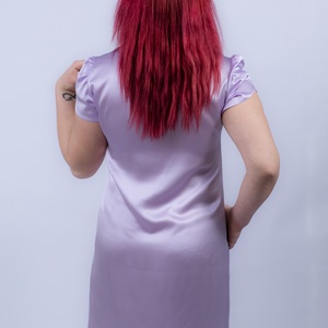 Cămașă de noapte matase naturala 100%, de dud 19 momme 6 A calitate - îmbrăcăminte și modă - haine damă - rochie, dintr-o bucată - Artynos.ro