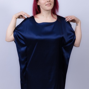 Cămașă de noapte matase naturala 100%, de dud 19 momme 6 A calitate - îmbrăcăminte și modă - haine damă - rochie, dintr-o bucată - Artynos.ro