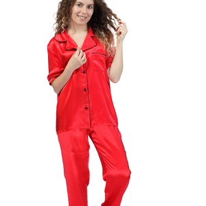 Pijamale lungi femei din matase naturala 100 %, de dud 19 momme 6 A calitate , Imbracaminte si moda, Haine dama, Pantaloni dama, Tesatura, ARTYNOS