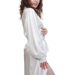 Halat dama  din matase naturala 100 %, de dud 19 momme , Imbracaminte si moda, Haine dama, Rochie, dintr-o bucata, Tesatura, ARTYNOS