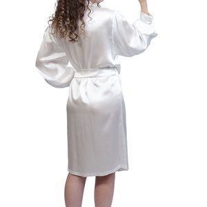 Halat damă  din matase naturala 100 %, de dud 19 momme  - îmbrăcăminte și modă - haine damă - rochie, dintr-o bucată - Artynos.ro