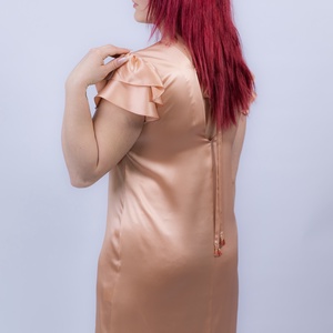 Cămașă de noapte matase naturala 100%, de dud 19 momme 6 A calitate - îmbrăcăminte și modă - haine damă - rochie, dintr-o bucată - Artynos.ro