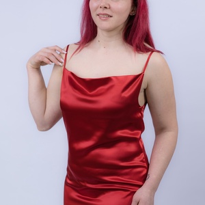 Cămașă de noapte matase naturala 100%, de dud 19 momme 6 A calitate - îmbrăcăminte și modă - haine damă - rochie, dintr-o bucată - Artynos.ro