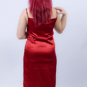 Cămașă de noapte matase naturala 100%, de dud 19 momme 6 A calitate - îmbrăcăminte și modă - haine damă - rochie, dintr-o bucată - Artynos.ro