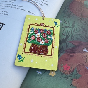 Semn de carte Flori - cărți și creații cu tematică muzicală, cadouri - semn de carte - Artynos.ro
