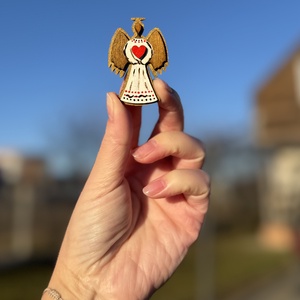 Broșă Ingeras, Bijuterii, Broșă, insigne, Insigne, Pictură, ARTYNOS