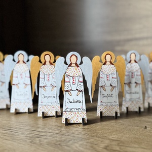Îngeraș pictat manual - accessorii și unelte - obiecte de decorare - acril - Artynos.ro