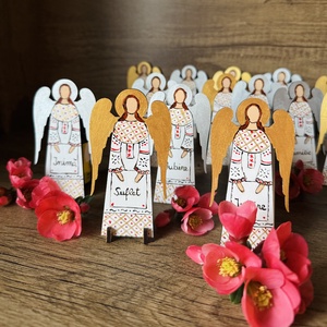 Îngeraș pictat manual - accessorii și unelte - obiecte de decorare - acril - Artynos.ro