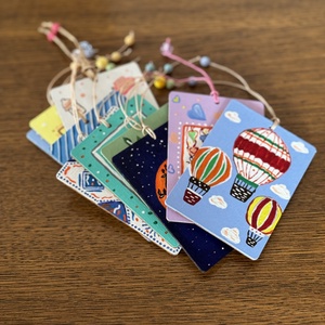 Semn de carte - Balon cu aer cald - cărți și creații cu tematică muzicală, cadouri - semn de carte - Artynos.ro