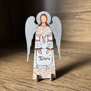 Îngeraș pictat manual - casă & stil de viață - accesorii pentru casă și grădină - decorațiuni exterioare și de grădină - Artynos.ro