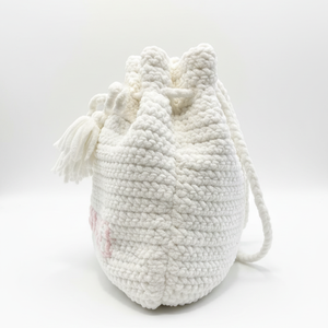 Rucsac crosetat pentru copii, din plus , personalizabil cu nume - jucării și echipamente pentru copii - saci și seturi pentru copii - rucsac și saci pentru copii - Artynos.ro