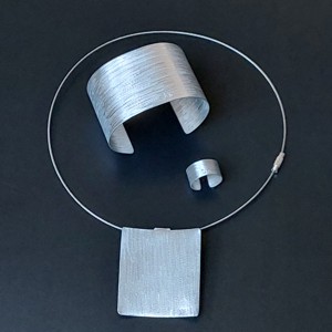 Minimala in forma de pana din aluminiu, Bijuterii, Seturi de bijuterii, , ARTYNOS