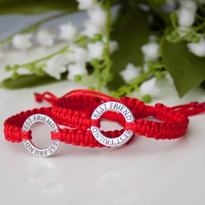 Brățară macramé împletită Brățară prietenie 2 piese - Best Friends -  - Artynos.ro
