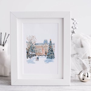 Carte poștală de Crăciun, Londra, felicitare, set cadou de 3 -  - Artynos.ro