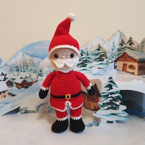 Croșetat Santa Claus - jucării și echipamente pentru copii - plușuri - personaje de basm din pluș - Artynos.ro