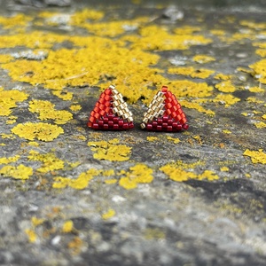 Cercei Red as fire - bijuterii - cercei - cercei și ornamente pentru urechi - Artynos.ro