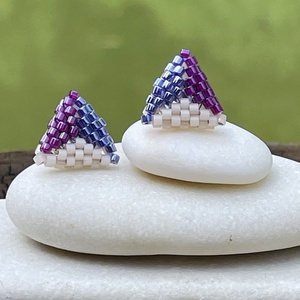 Cercei Hyacinth bouquet, Bijuterii, Cercei, Cercei si ornamente pentru urechi, Impletituri, broderie cu margele, Tesatura, ARTYNOS