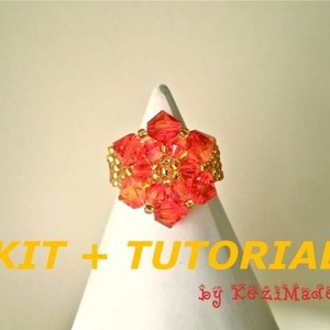 TUTORIAL - Inel cu cristale biconice - Artynos.ro