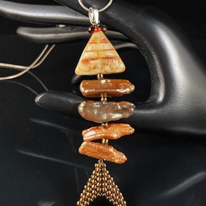 Pandantiv Pearly Fish, Bijuterii, Coliere, Pandative, Tesatura, ARTYNOS