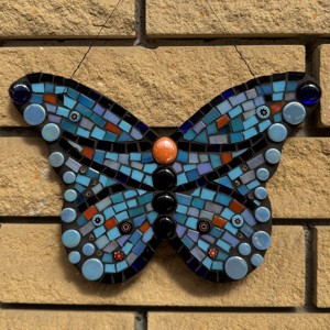 Fluture mozaic albastru - Artynos.ro