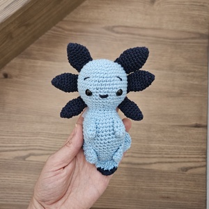 Axolotl crosetat - jucării și echipamente pentru copii - plușuri - păpușă croșetată, păpușă de pluș - Artynos.ro