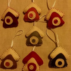 Case din pâslă de Crăciun -  - Artynos.ro