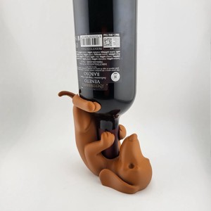 Suport de vin cu teckel - casă & stil de viață - accesorii pentru echipamente de bucătărie - decorații de bucătărie - decorațiuni de bucătărie - Artynos.ro