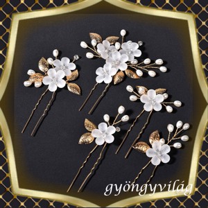 Bijuterii, ornamente de păr, catarame de păr: nuntă, mireasă, ornamente de păr casual, ES-H-SZ15A set de 5 -  - Artynos.ro
