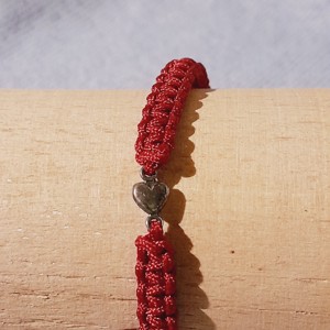 Bratara Macrame cu inimi, , , ARTYNOS