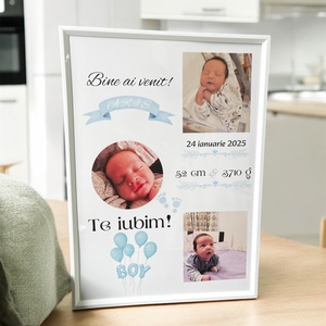 Tablou A4 �Bine ai venit - personalizat - Artynos.ro