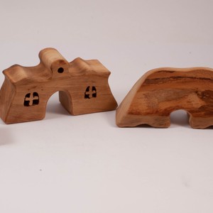  Casă din lemn, constructor din lemn, puzzle jigsaw -  - Artynos.ro