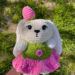 Iepuras zmeura - Raspberry bunny - jucării și echipamente pentru copii - plușuri - iepure de pluș - Artynos.ro