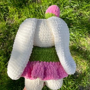 Iepuras zmeura - Raspberry bunny - jucării și echipamente pentru copii - plușuri - iepure de pluș - Artynos.ro