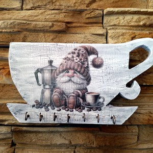 Bucătărie agățat de stocare cu elf cafea drăguț -  - Artynos.ro