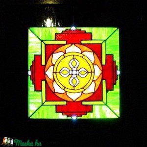 Tibetan mandala-illuminating tiffany imagine de perete -  - Artynos.ro