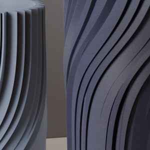 Vază modernă răsucită � Vază elegantă răsucită, înălțime 16 cm � Decor modern -  - Artynos.ro