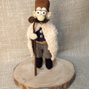 Figurină ciobănesc croșetat - jucării și echipamente pentru copii - plușuri - personaje de basm din pluș - Artynos.ro