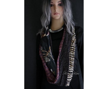 INFINITY / vamp - eșarfă rotundă extravagantă, eșarfă rock - îmbrăcăminte și modă - eșarfe, pălării, fularuri - eșarfe - Artynos.ro