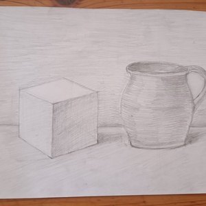 Desen natura statica autor copil 11 ani - arte vizuale și accesorii  - grafică, ilustrație - alte desene - Artynos.ro