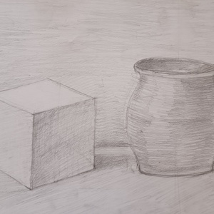 Desen natura statica autor copil 11 ani - arte vizuale și accesorii  - grafică, ilustrație - alte desene - Artynos.ro