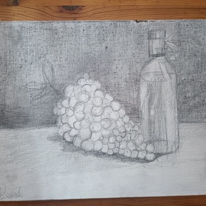 Desen natura statica autor copil 11 ani - arte vizuale și accesorii  - grafică, ilustrație - alte desene - Artynos.ro