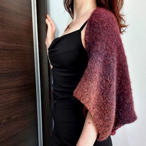 Bolero tricotat manual - îmbrăcăminte și modă - haine damă - bolero - Artynos.ro