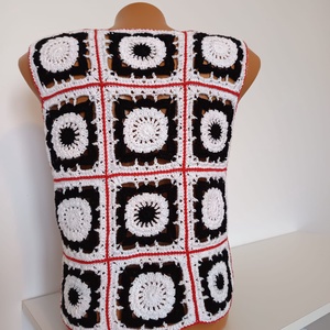 Top/Vestă croșetată - îmbrăcăminte și modă - haine damă - tricou și top de damă - Artynos.ro