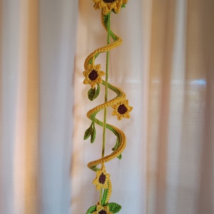 Spirala floarea-soarelui- toamna , Casa & Stil de viata, Decoratiuni de casa, Accesorii florale, Buchete de flori, Crosetat, ARTYNOS